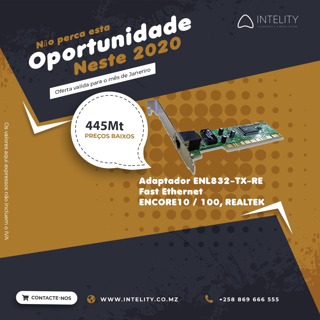 Imagem que ilustra o produto Adaptador Ethernet